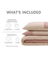 510 Design Miro Soft Washed Color Block 2-Pc. Comforter Set, Twin/Twin Xl