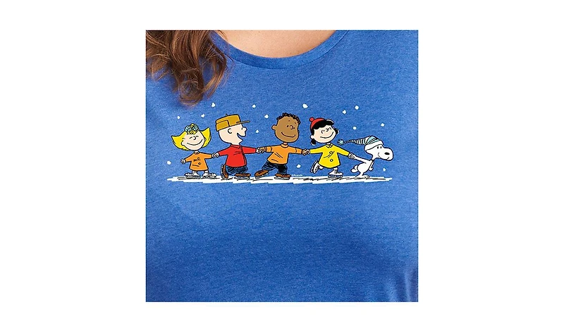 Hybrid Apparel Plus Peanuts Group Graphic T-shirt