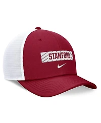 Nike Men's Cardinal/White Stanford Cardinal 2024 Sideline Trucker Adjustable Hat