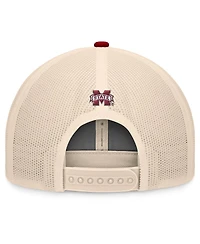 Top of the World Men's Maroon/Natural Mississippi State Bulldogs Bennett Trucker Adjustable Hat