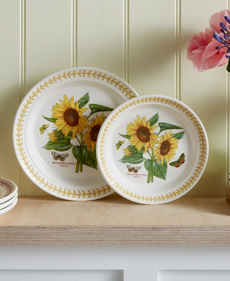 Portmeirion Botanic Garden Meadow Assorted Dinner Plates, Set of 6