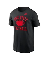 Nike Men's Black Ohio State Buckeyes Legacy Football Icon T-Shirt
