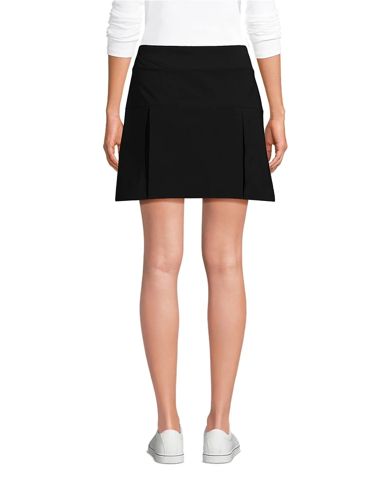 Lands' End Women's Performance Pleated Skort Above the Knee