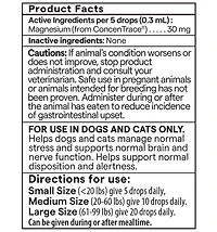 Trace Minerals Pet Calming Drops - Cat & Dog Supplement Drops for Relaxation Support - Pet Health Supplies with Magnesium from ConcenTrace