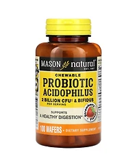 Mason Natural Probiotic Acidophilus with Bifidus 2 Billion Cfu Per Serving- A Healthy