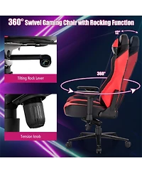 Sugift 360 Swivel Computer Chair with Casters