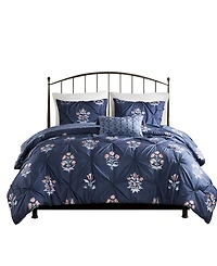 Madison Park Marfa Pintuck 4-Pc. Comforter Set