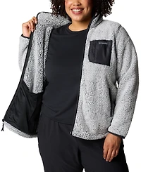 Columbia Plus Size West Bend Full Zip Ii Fleece Jacket