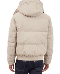 Michael Kors Men's Crinkle Nylon Heavy Short Snorkel Coat