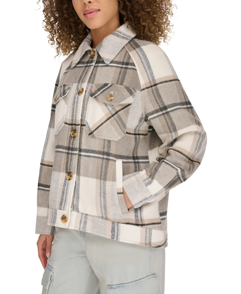 Levi's Women's Wool Blend Shirt Jacket
