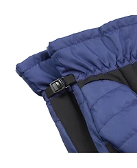 Isotoner Signature Men's Quilted Pongee Gathered Wrist Water Repellent and Touchscreen Gloves