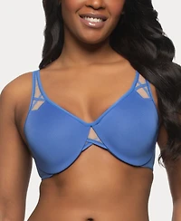 Women's Amaranth Cushioned Comfort Unlined Minimizer Underwire Bra