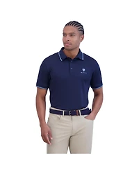 Ben Sherman Men's Checker Rib Tech Pique Sports Fit Polo Shirt