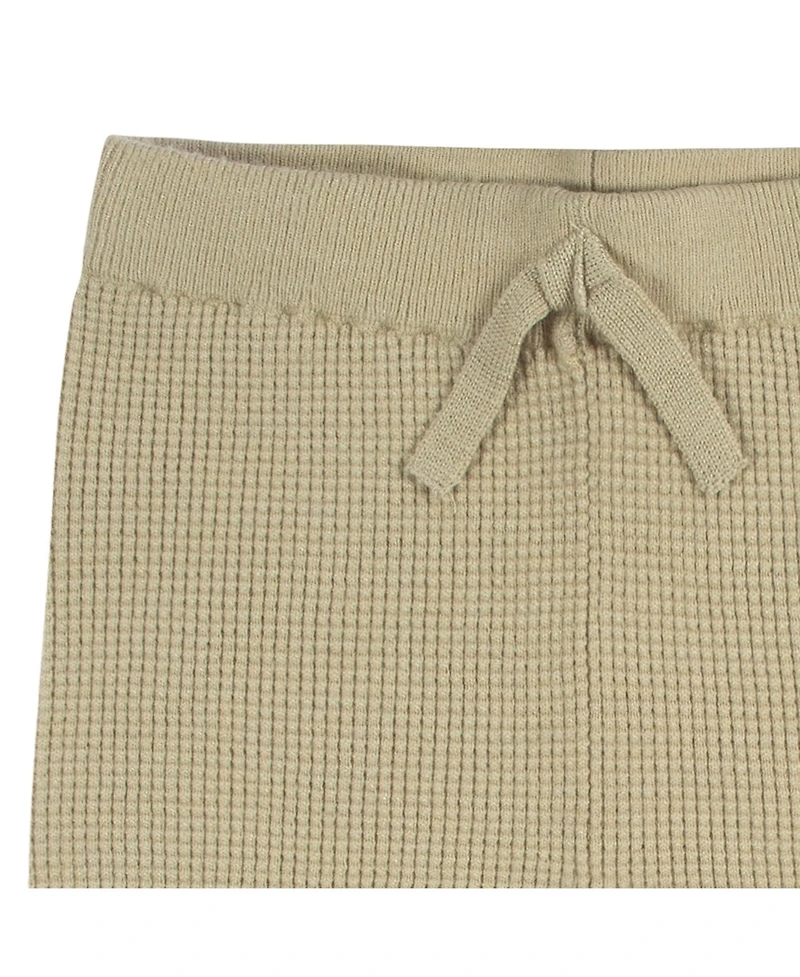 Gerber Toddler Boys Hooded Sweater Top and Pant Knit Set