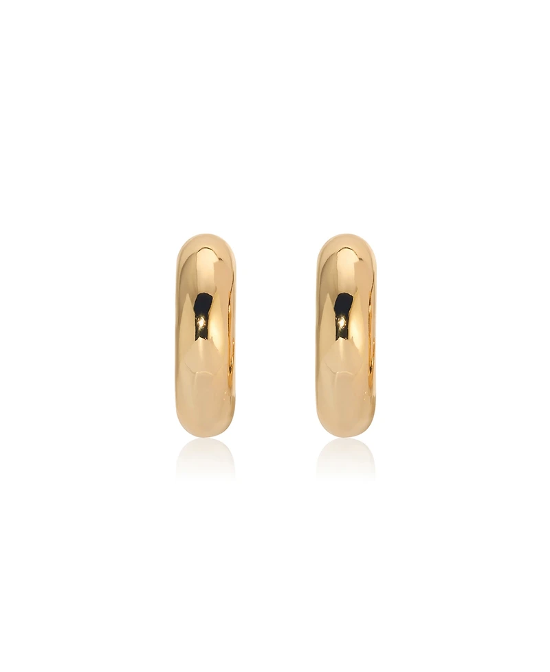 Ettika Mini Thick Classic Hoop Earrings