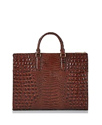 Brahmin Large Leather Business Tote