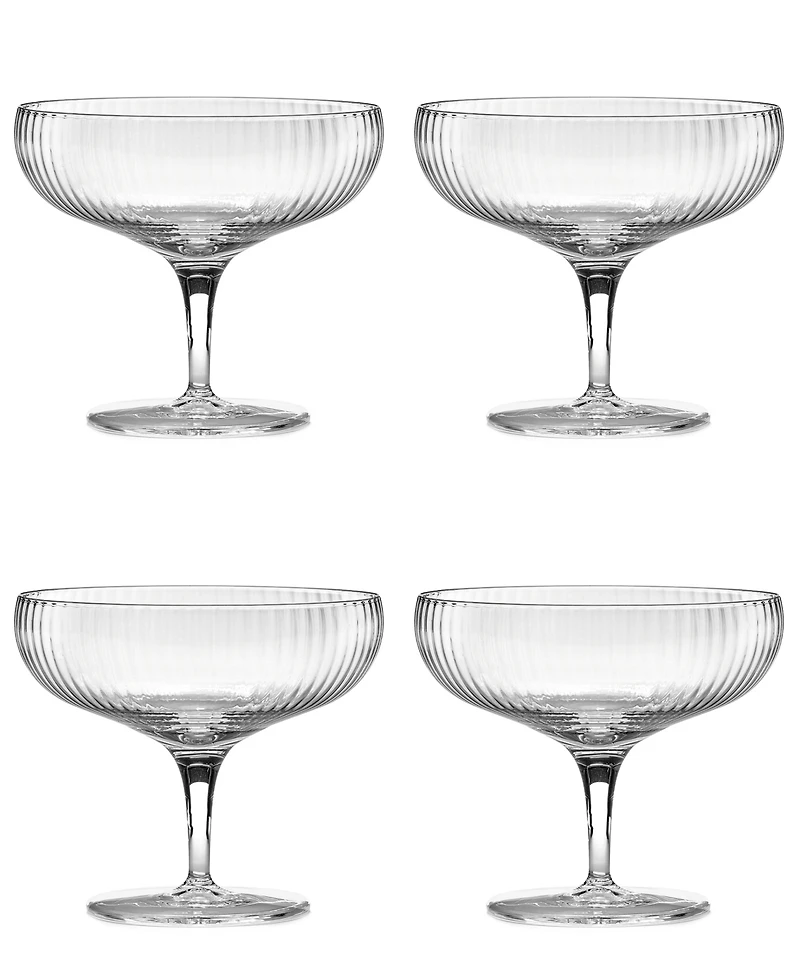 Serax Inku Champagne Coupes, Set of 4