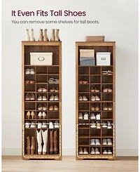 Slickblue 10-Tier Shoe Rack Organizer Space-Saving and Durable Storage Solution