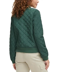 Levi's Women's Diamond Quilted Casual Bomber Jacket