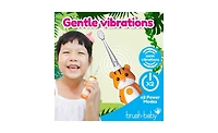 brush-baby WildOnes Tiger Kids Rechargeable Toothbrush Gift Set | Childrens Electric Toothbrush