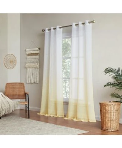 Dainty Home Shadow Window Panel Set 76 W X 84 L