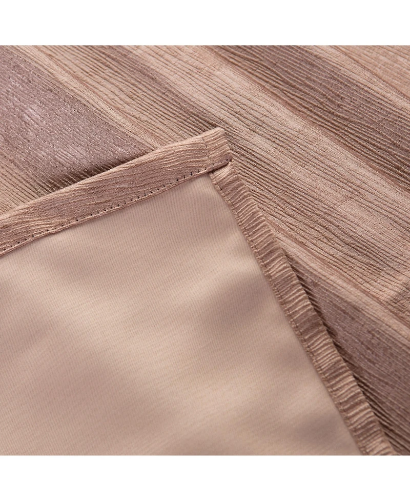 Chanasya Premium 2-Panel Classy Embossed Floral Textured Curtains - Back Tab, Ring Tab for Windows Living Room Bedroom