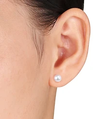 3-Pc. Set Cultured Freshwater Pearl (7-8mm) Collar Necklace, Stretch Bracelet, & Stud Earrings
