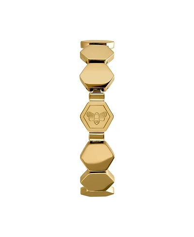 Olivia Burton Women's Honeycomb Gold-Plated Cuff Bracelet