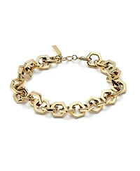 Olivia Burton Women's Honeycomb Gold-Plated Link Bracelet