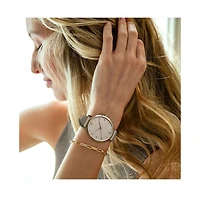 Vincero Women's Gold Eros Mesh Men's Watch with Milanese Mesh Band and Mineral Crystal