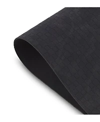Dainty Home Sorento Faux Leather Look Outdoor Dining Set Textured 2 Pattern Reversible 12" x 18" Rectangular Placemats of 4
