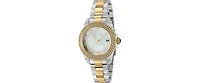 Invicta Women's 36075 Angel Quartz 3 Hand White Dial Watch