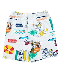 Paw Patrol Big Boys French Terry T-Shirt and Shorts Outfit Set