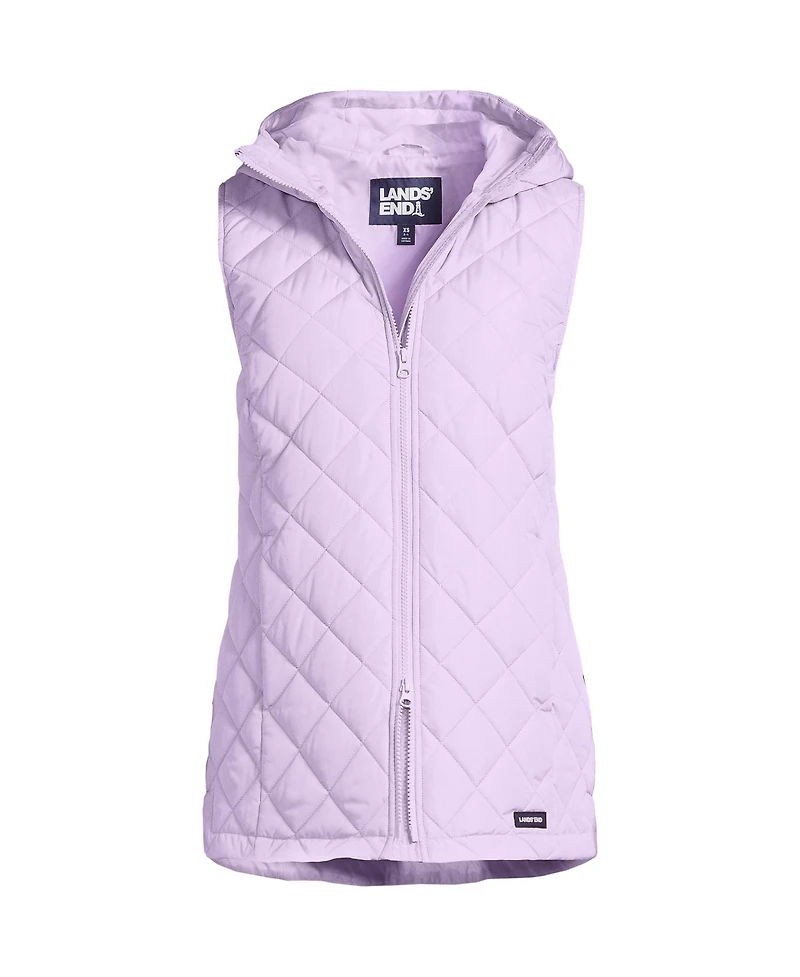 Lands' End Plus FeatherFree Insulated Hooded Vest