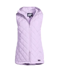 Lands' End Plus FeatherFree Insulated Hooded Vest