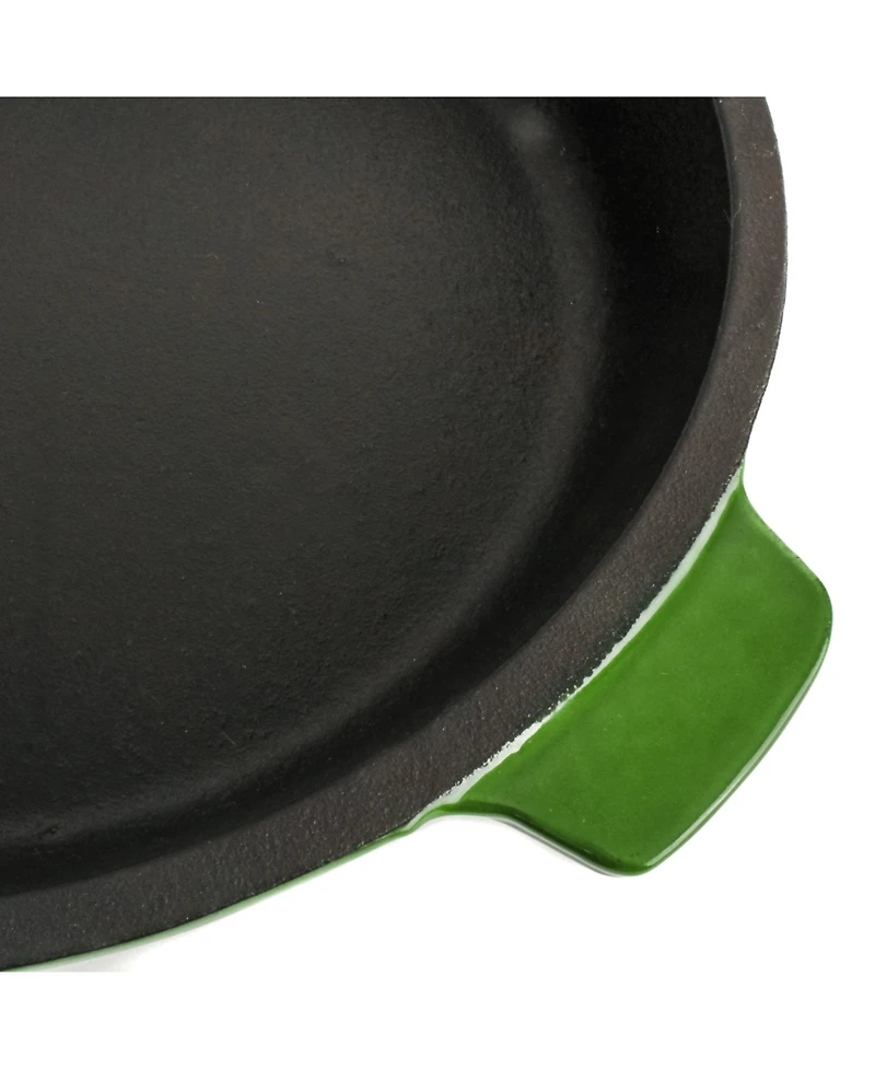 BergHOFF Neo 2pc Cast Iron 10" Fry Pan & 11" Grill Pan Cookware Set