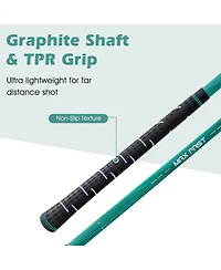 11 Pieces Complete Golf Club Package Set-Green