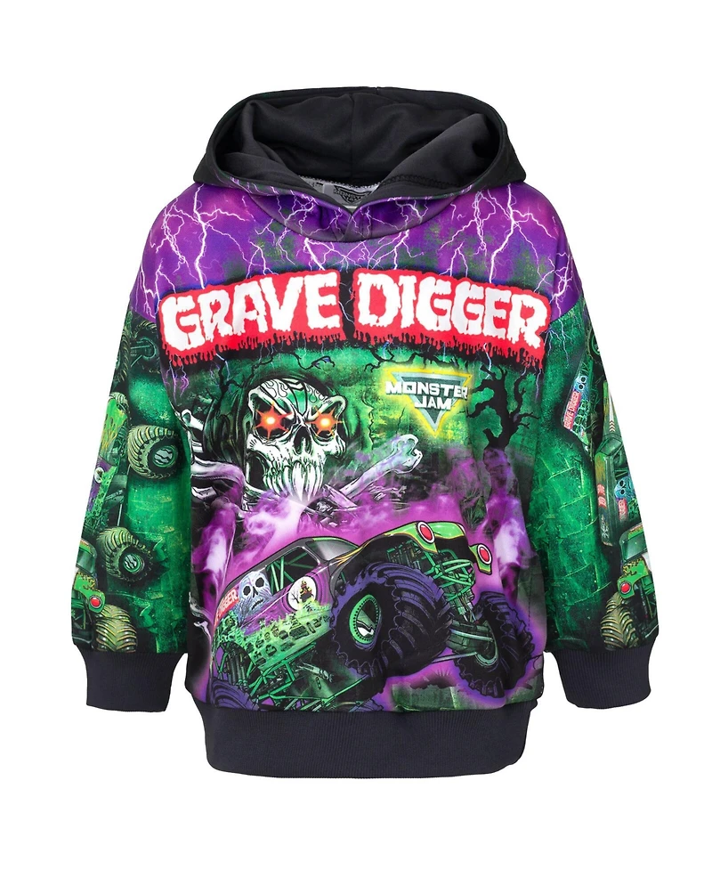 Monster Jam Boys Fleece Pullover Hoodie