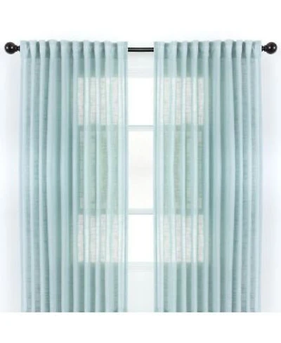 Chanasya Premium 2 Panel Soft Textured Semi Sheer Curtains