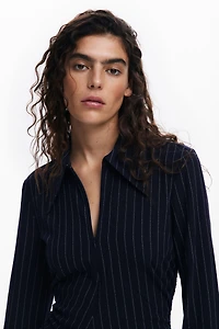 Desigual Women's Striped slim dress