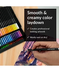 Hippie Crafter 72 Watercolor Pencils Set