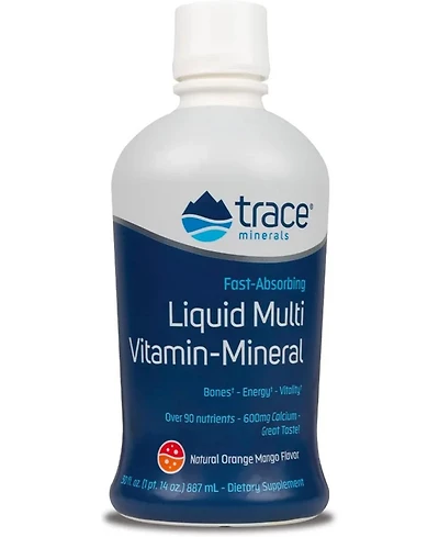 Trace Minerals Liquid Multi Vitamin-Mineral - Aid Body Mineral Health - Vitamin & Mineral Liquid Supplement - Supports Healthy Bones & Muscles