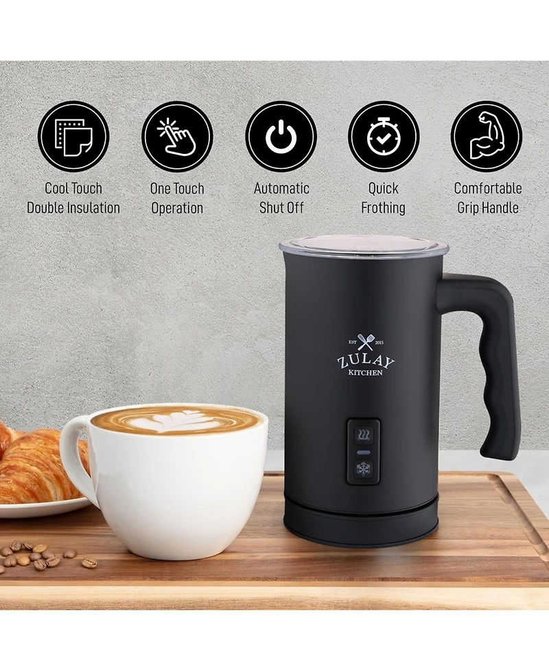 Zulay Kitchen 4-in-1 Automatic Milk Frother and Steamer - AeroFroth