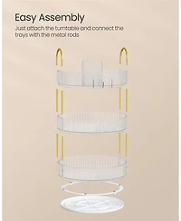 Slickblue Makeup Organizer for Neat and Accessible Cosmetic Storage
