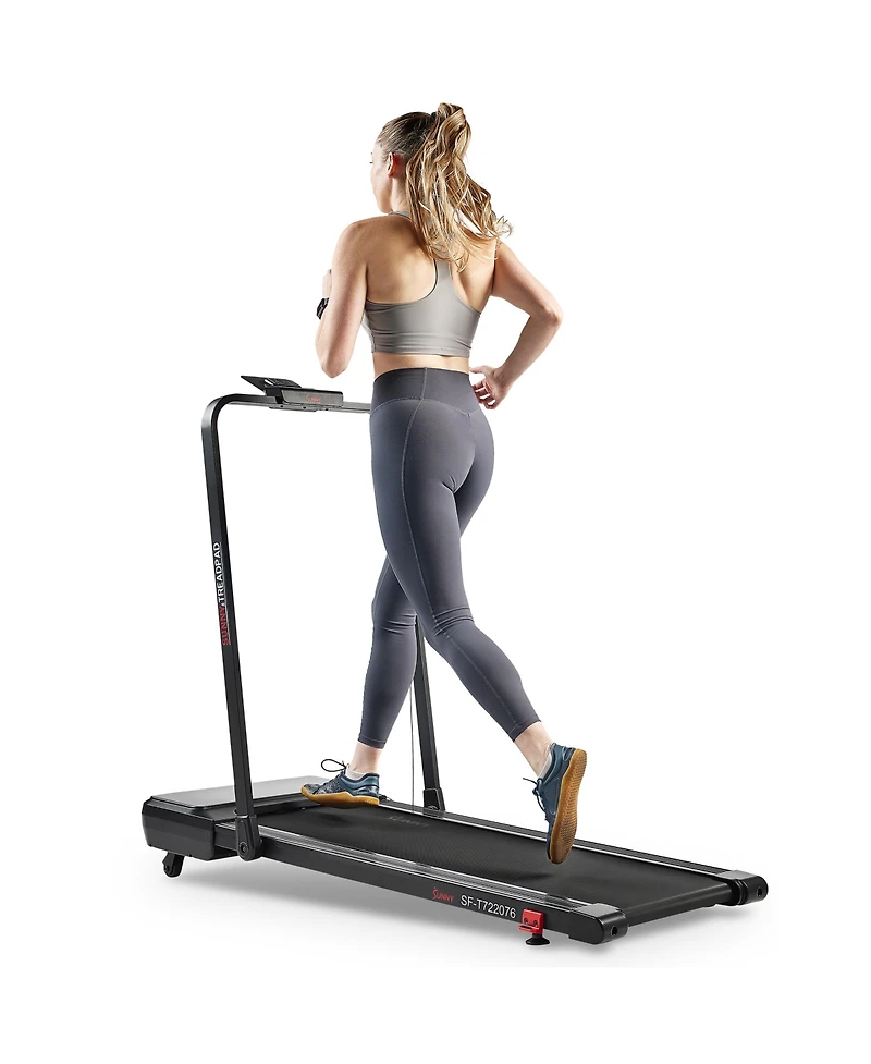Pacer Dual Mode Walking/Running Treadmill with 6-Level Auto Incline, Remote Control & Exclusive SunnyFit App Bluetooth Connectivity