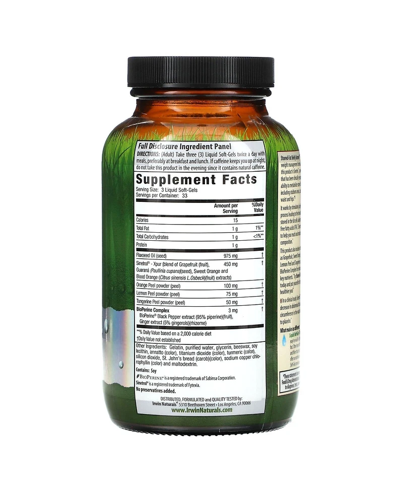 Irwin Naturals Stored-Fat Belly Burner
