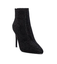 Xti Women's Suede Stiletto Booties By Xti