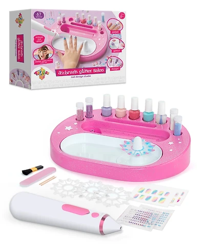 Geoffrey's Toy Box Airbrush Glitter Salon Nail Design Studio Kit, Created for Macy's
