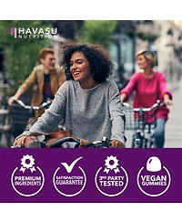 Elderberry Gummies for Adults, Immune System Supplement, Elderberry Flavor, Havasu Nutrition, 120ct
