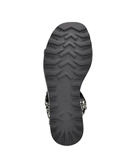 Guess Women's Ocilia Quattro Logo Sport Eva Wedge Strappy Sandals